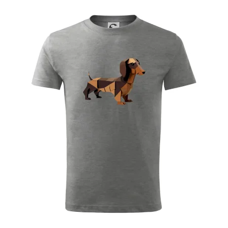 Jazvečík - zlepený z papiera