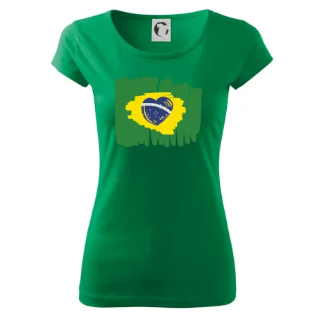 Brazília vlajka srdca
