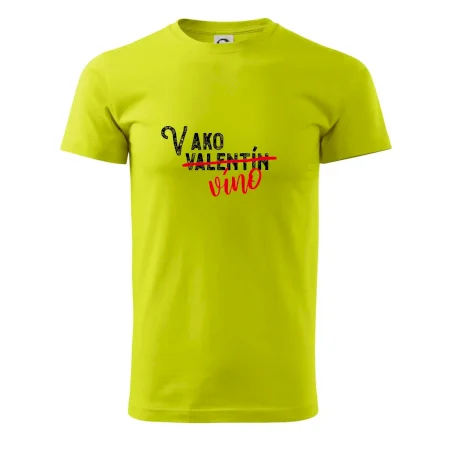 V ako Valentín víno