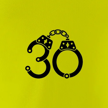 Narodeninové tričko pre policajta - putá 30