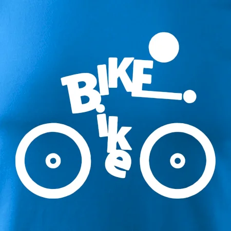 Bike nápis postava