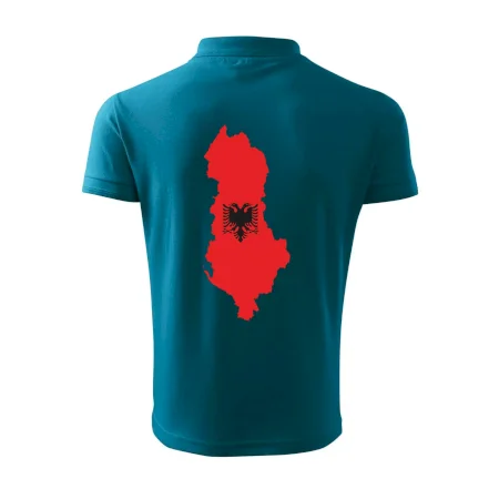 Albánsko mapa a znak