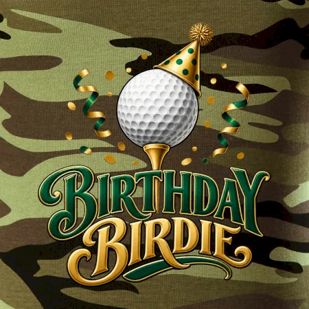 Narozeninové birdie s golfovým míčkem