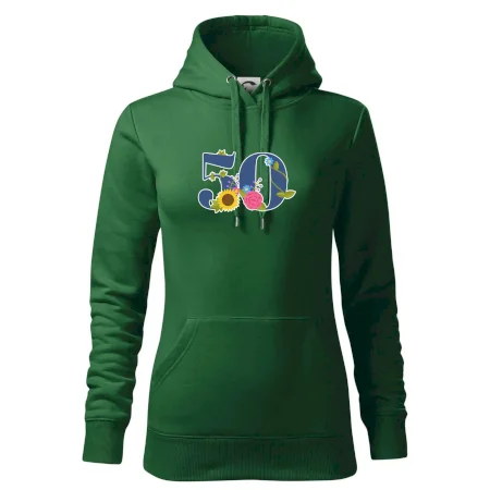 Kvetinové číslo kreslené - 50