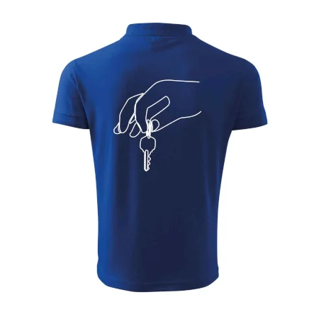 Kľúče a ruka jedným ťahom