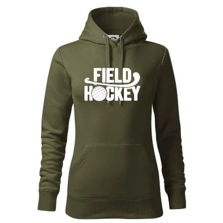 Field hockey loptička a nápis