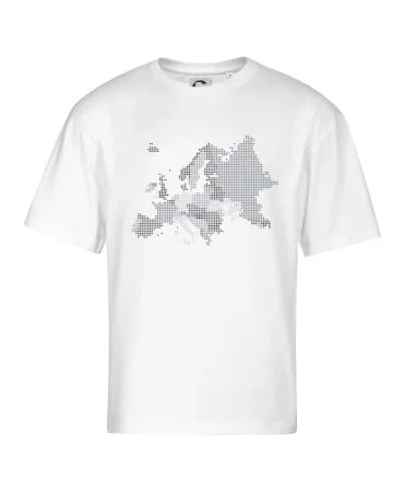 Mapa Európy - srdce v Ukrajine
