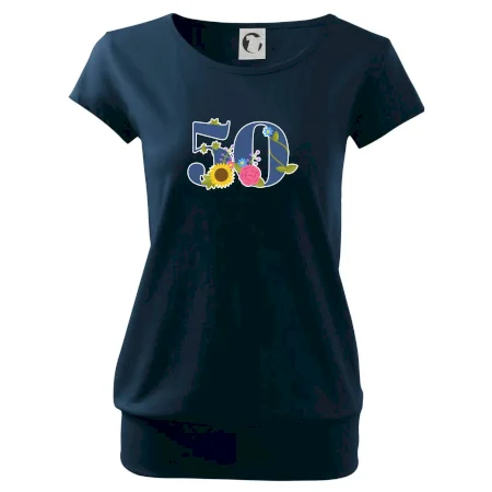 Kvetinové číslo kreslené - 50