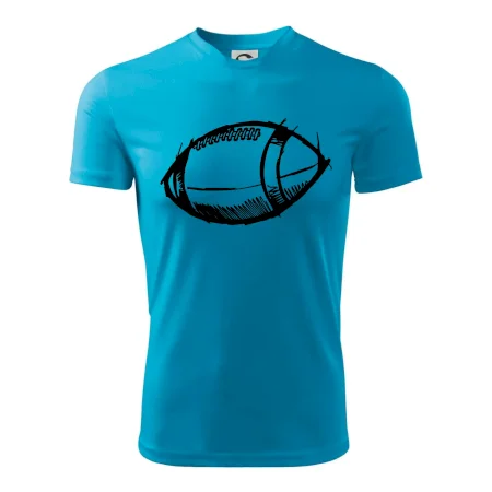 Americký futbal lopta skica