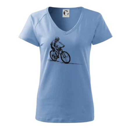 MTB kreslený cyklista