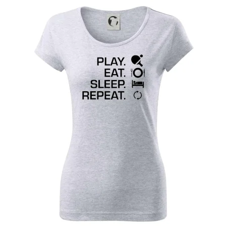 Stolný tenis - eat sleep