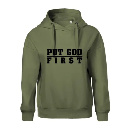 Put God first hrubý nápis