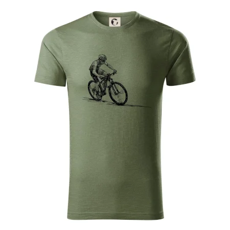 MTB kreslený cyklista