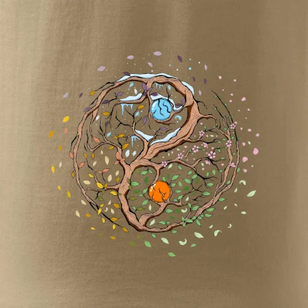 Yin & Yang strom - zima, leto