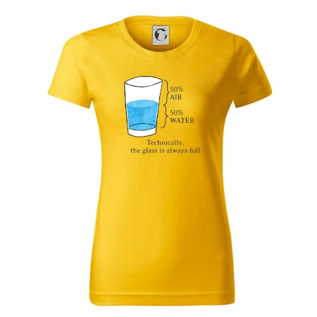 Technically, the glass is always full