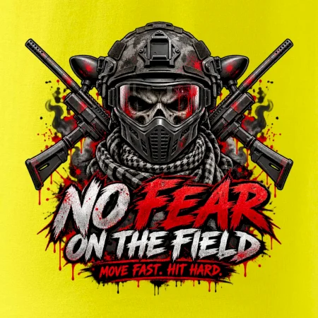 Lebka bojovníka – No Fear paintball