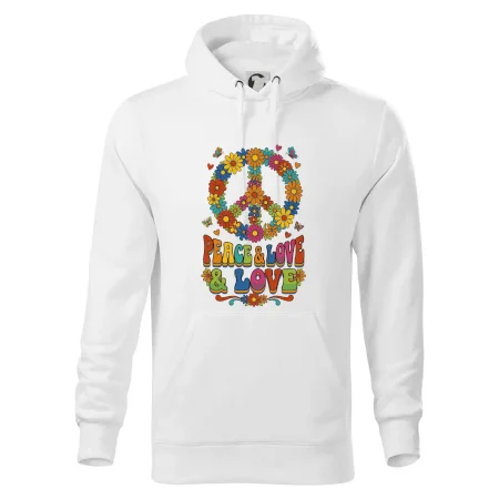 Peace and love - na výšku s květy