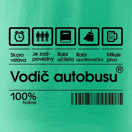 Čiarový kód - Vodič autobusu