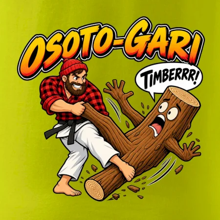 Osoto gari timber judo