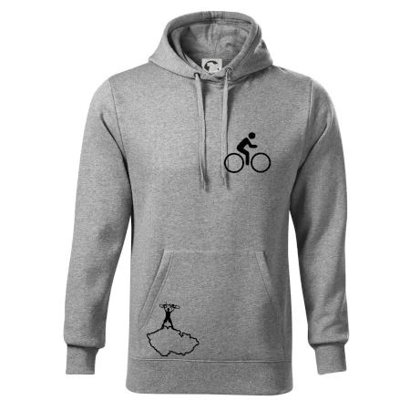 Mapa ČR + kolo na prsu