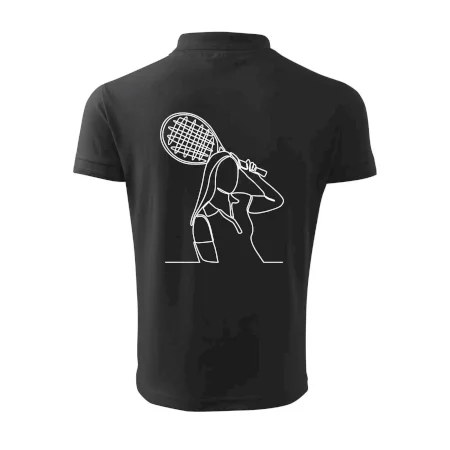 Tenistka jedným ťahom