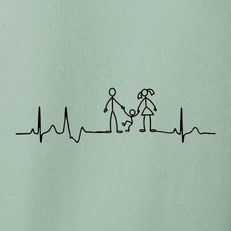 EKG rodina a jedno dieťa