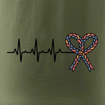 EKG srdce veľká noc