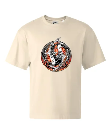 Yin & Yang Koi kapor - oranžový