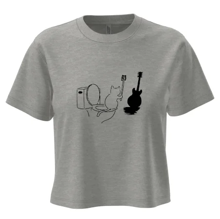 Mačka a gitara WC