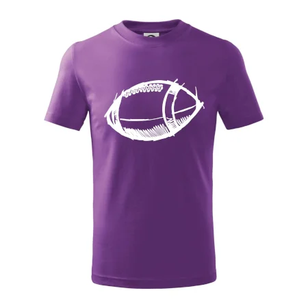 Americký futbal lopta skica
