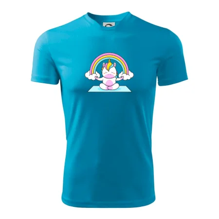 Yoga jednorožec - dúha