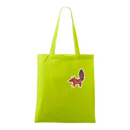 Folklór na prsníku líška