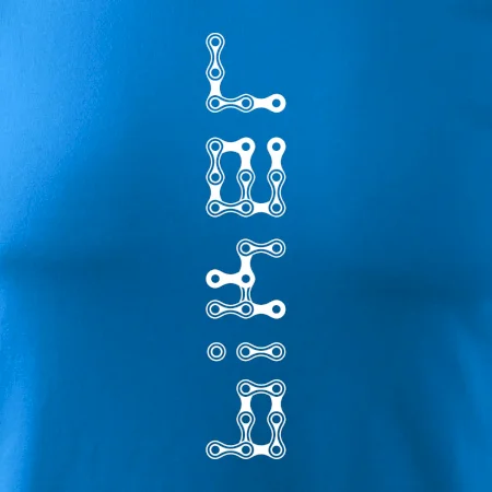 Biker nápis na výšku reťaz