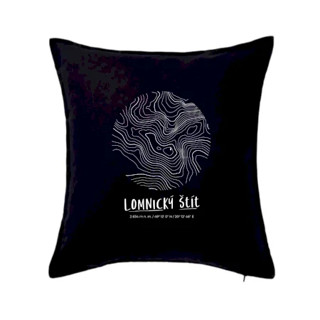 Lomnický štít - vrstevnice v kruhu