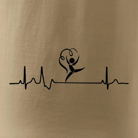 EKG moderná gymnastika stuha