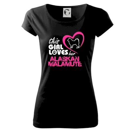 This Girl Loves her Alaskan Malamute