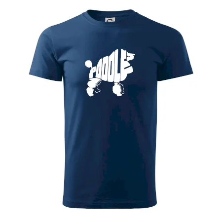 Pudel - nápis v tele