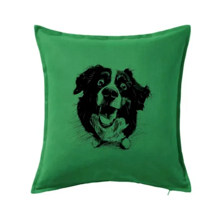 Čiernobiela karikatúra Bernský salašnícky pes