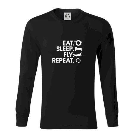 Eat sleep fly repeat