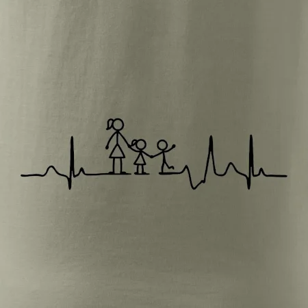 Ekg mamička a dievča + chlapec