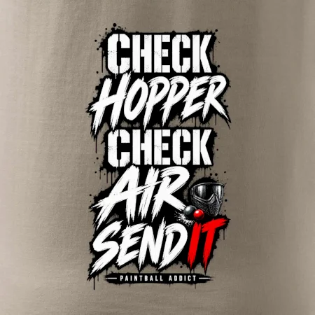 Kontrola zásobníka – Check Hopper Air paintball