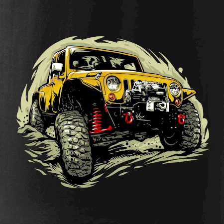 Žltý offroad s navijakom