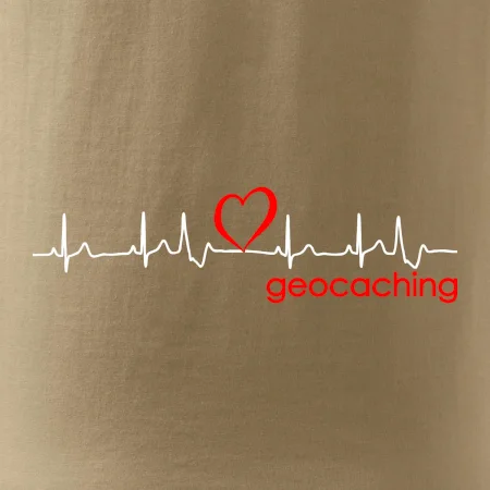 Moje srdce bije pre Geocaching -Text