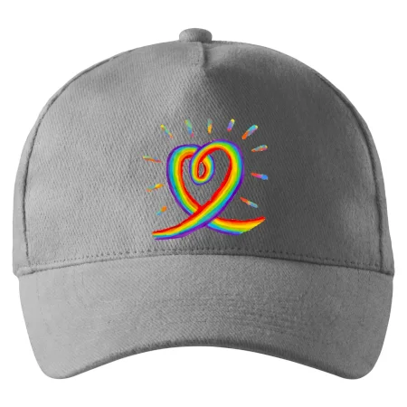 Srdce pride dúha kreslená