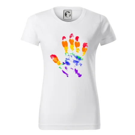 LGBT hand print