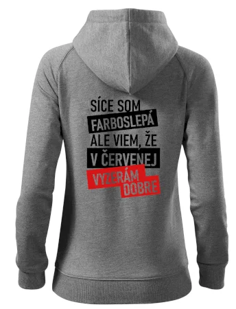 Síce som farboslepá, ale viem, že v červenej vyzerám dobre