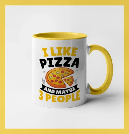 I like pizza and maybe 3 people
