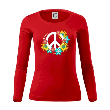 Peace symbol abstraktný