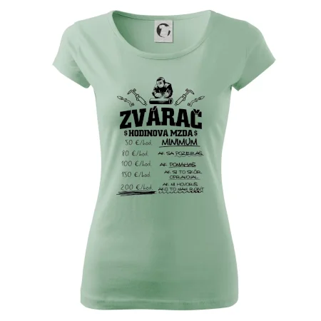 Hodinová mzda zvárač