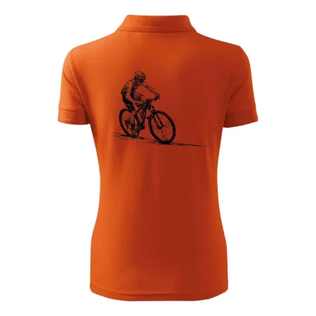 MTB kreslený cyklista